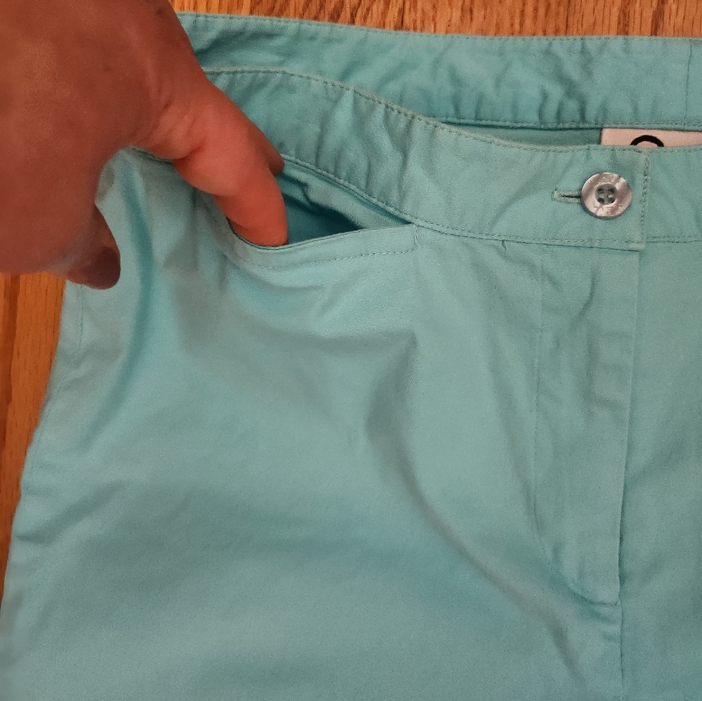 Lilly Pulitzer Capri Cropped Pants Cotton Size 10 - Picture 3 of 7